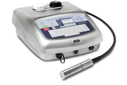 The Lnx 7900 continuous ink jet printer.