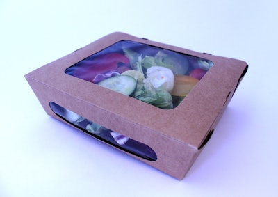 Pw 52704 Compostable Kraft Salad Container