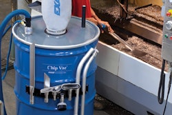 110 Gallon Chip Vac Available For Big Jobs