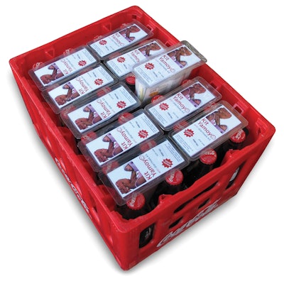 Medicine kit pack rides Coca-Cola crates to save lives in Zambia and captured the premier Diamond and the Special 25th Anniversary Food Security award.