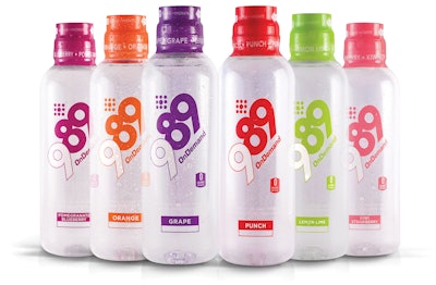 The 19-oz rehydration beverage comes in a variety of flavors.