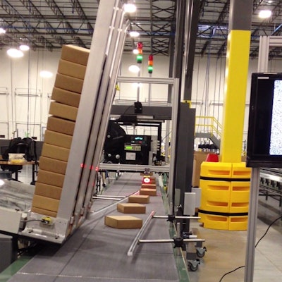Using image-based barcode readers from Cognex increased throughput from 2,400 to 2,760 cases per hour.