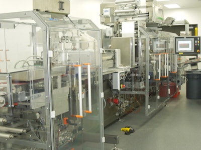 This photo shows one of the new Uhlmann blister-packaging machines recently installed at PCI's Rockford, IL, facility.