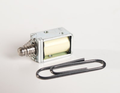 Magnetic latching solenoid