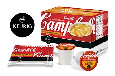 Campbell's Fresh-Brewed Soup in a K-Cup.