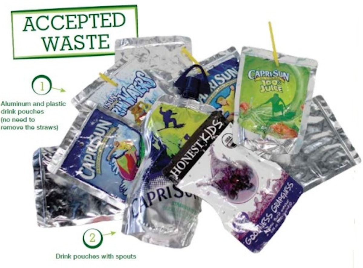200 million drink pouches recycled by U.S. communities