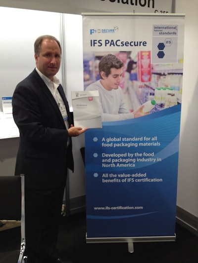 IFS' Gansner displays a PACsecure workbook