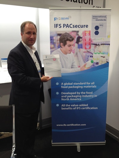 IFS' Gansner displays a PACsecure workbook