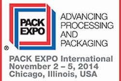 Pack Expo Chicago is November 2-5, 2014.