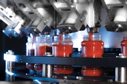 Barilla uses a 42-head rotary volumetric filler that normally runs at 400 bottles/min on each line. The fillers offer a valve system that provides maximum dosing accuracy with the least mechanical stress on the product.