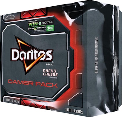 Frito-Lay's Gamer pack is a special cross-promo aimed at boosting interest in Microsoft's new Xbox gaming system.
