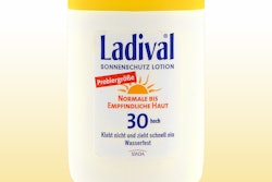 Extrusion/blow-molded of HDPE, Stada's Ladival container showed rising sales figures during its initial summer sales period.
