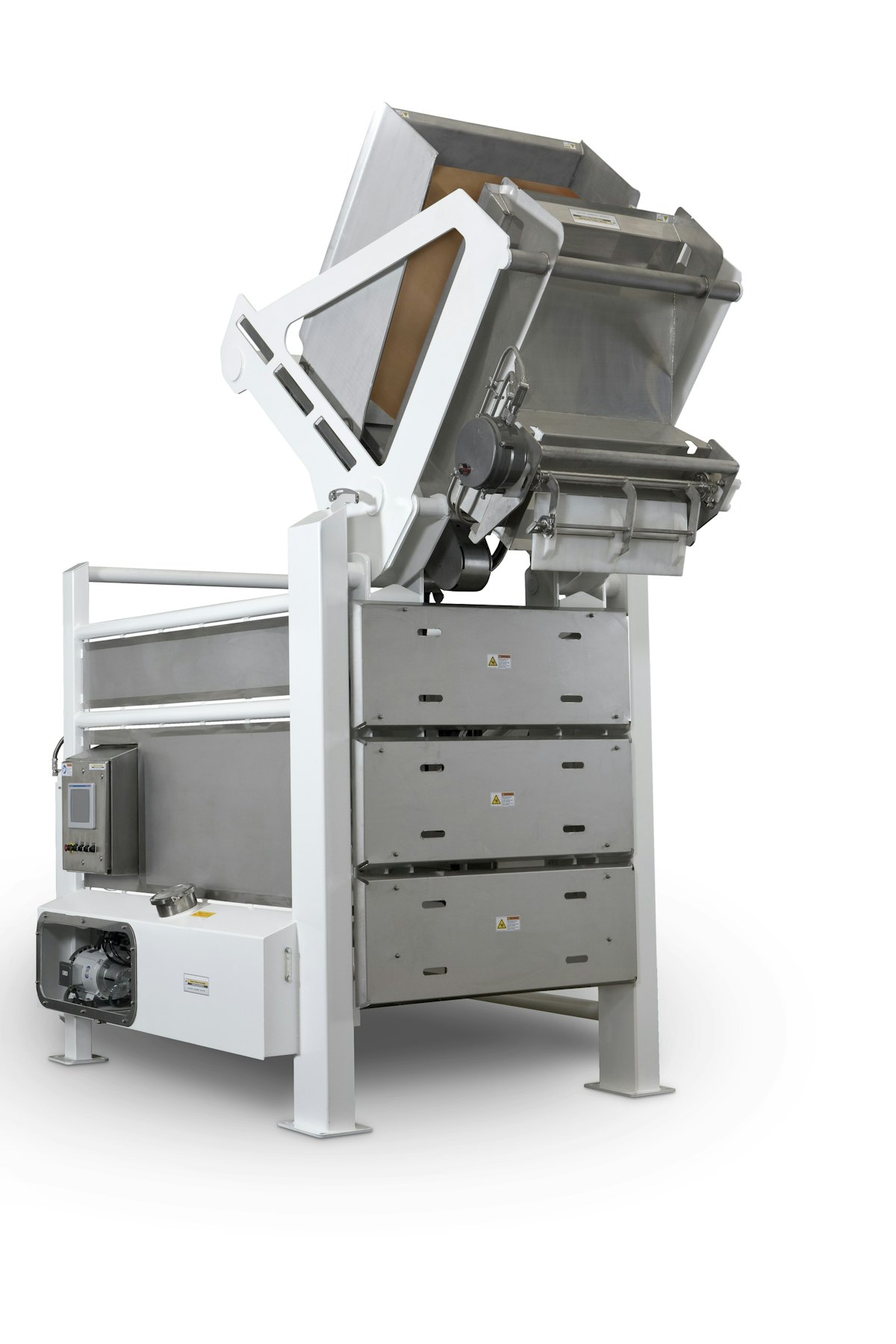 NBE Sanitary bulk container dumper From National Bulk Equipment, Inc