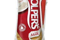 New pouch package sets the Olpers brand apart.