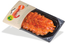 SHELF PRESENCE. The finished, easy-to-open packaging presents a visually appealing product.