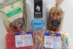 VARIETY PACKS. George J. Howe Company distributes its candy, coffee, and nut products in a range of packaging structures and sizes.