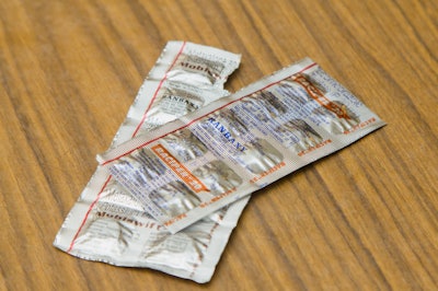 This is a purchased photo of a drug strip made by Ranbaxy and used solely for illustrative purposes.