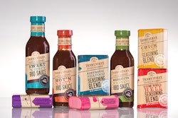 The DennyMike's brand of sauces and seasonings has been relaunched in a bold new package design along with a generous upsize in the sauce packaging.