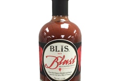 A unique and elegant label for a flavorful hot sauce.