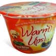 Warm Ups Dog Food Enhancers are an oatmeal-based product introduced in a microwavable cup to help create a warm, wholesome meal for dogs.