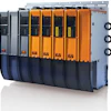 Compact drives. One thing Top Tier engineers and machine designers like about the servo drives is that they neatly fit in a relatively small controls cabinet.