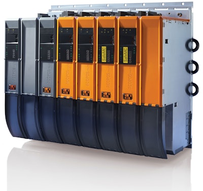Compact drives. One thing Top Tier engineers and machine designers like about the servo drives is that they neatly fit in a relatively small controls cabinet.