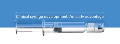 Clinical syringe packages may cut time to market and increase clinical trial appeal.