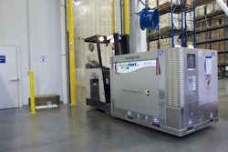 The PharmaPort™ 360 from Cool Containers is an active hybrid container. What that means is that it’s designed to hold one pallet of product, and is set to maintain a temperature range for temperature-sensitive products. A client would lease the containers from UPS, and we would deliver them to the client pre-cooled. They would put their pallet load in there, close it, seal it, and make sure the temperature is set correctly. Then it is transported from origin to destination.