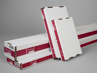 Cook shipping cartons.