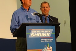 Company President and CEO Paul Verst (left), along with Vice President of Packaging Will Schretzman welcome visitors to Verst Group Logistics’ Hebron, KY, plant.
