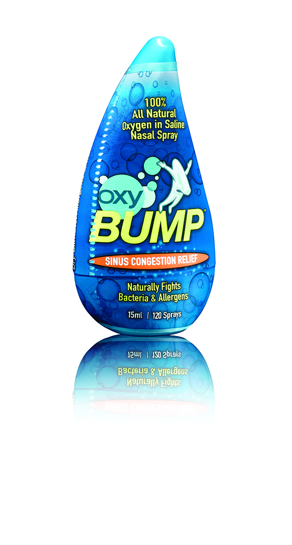 Standing out on shelf was all important as Oxy Bump went retail.