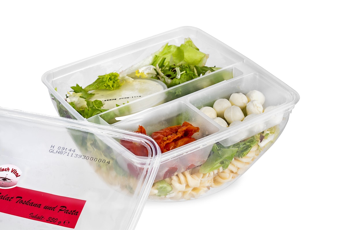 plastic salad packaging
