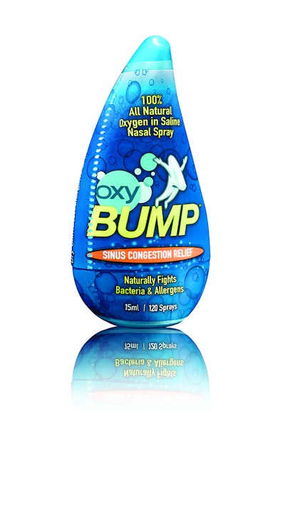 Standing out on shelf was all important as Oxy Bump went retail.