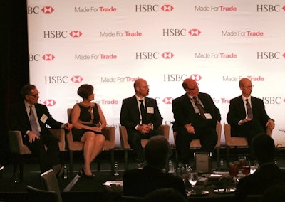 Panel discussion at the HSBC Made For Trade tour.