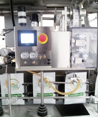 SMALL FOOTPRINT. The compact oxygen scavenger packet insertion system fits easily into Augason’s existing packaging space without the need for any major packaging line reconfigurations