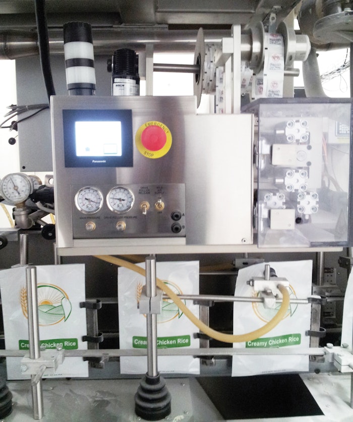 SMALL FOOTPRINT. The compact oxygen scavenger packet insertion system fits easily into Augason’s existing packaging space without the need for any major packaging line reconfigurations