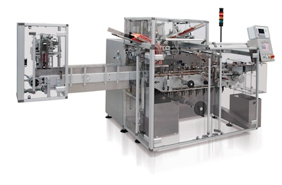 Kartos I/100 handles a variety of packaging formats at speeds up to 100 cartons/min.