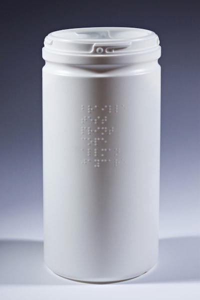 Nolato Medical Pharma Packaging now has the ability to print Braille directly onto plastic containers.
