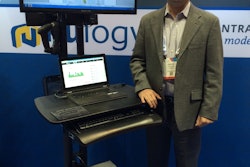 GENCO co-pack president Dave Mabon in Nulogy's booth at Pack Expo