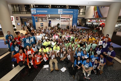 The Amazing Packaging Race contestants.