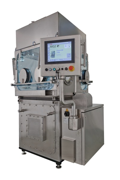 MG2's FlexiLAB capsule filler delivers for Hovione 100% low dosages and extreme precision in-process net weight control for specialty inhalation drug production.