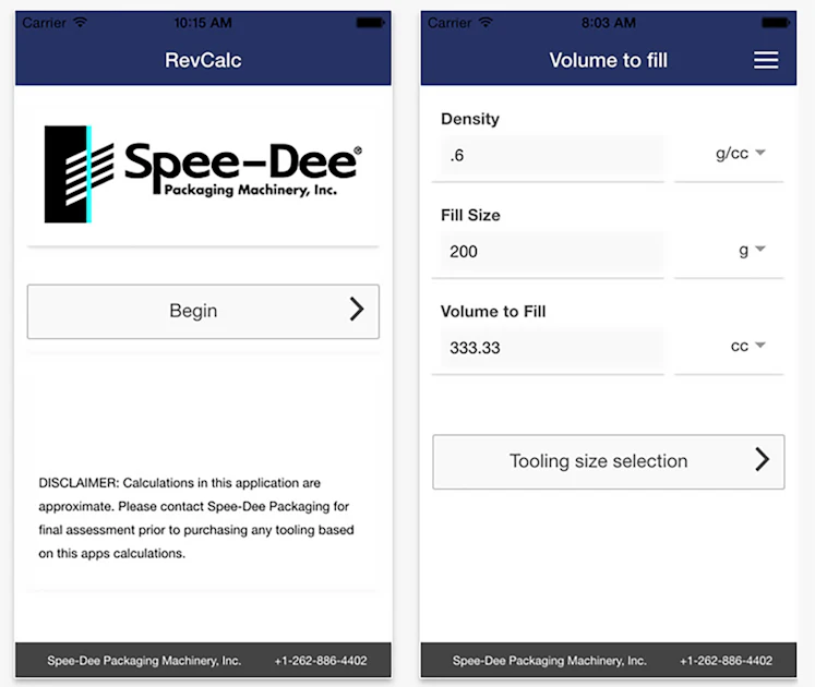 Speedee Software Program Spee-Dee: App determines fill rates, tooling requirements for auger ...