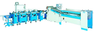 Outserts use triple knife system to boost available space on pharmaceutical inserts/outserts.