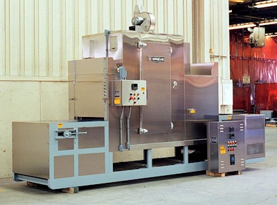 Grieve’s No. 853 500OF electrically-heated belt conveyor oven