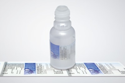 Schreiner MediPharm’s low migration labels for use on plastic containers for primary pharmaceutical packaging.