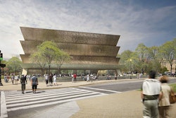 3,500 PANELS. This rendering of the new Smithsonian museum, expected to be complete in 2015, calls for 3,500 bronze-style architectural panels for the façade, each of which needs to be transported 2,500 miles from the manufacturing to the assembly site.