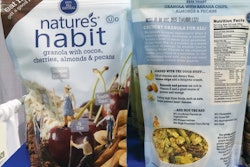 FUN & FUNCTIONAL. Packaging for the Nature’s Habit line of granola products conveys the company’s personality, while providing health-benefit information and a clear window to view the natural product.