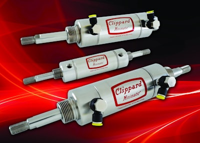 Clippard's all stainless steel cylinders