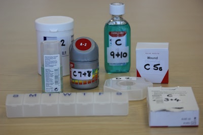 A range of the medical packaging was tested, to represent the most commonly used types of openings.