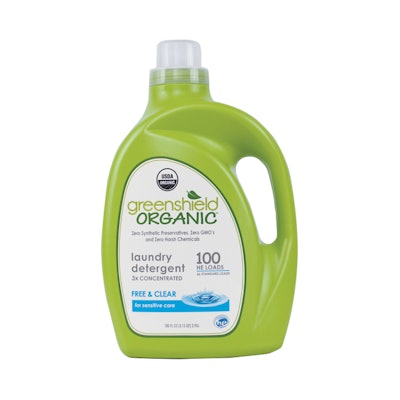 GreenShield Organic sugarcane-based HDPE bottle